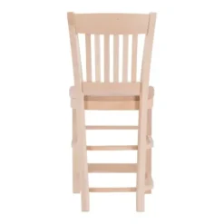 Bar Stools & Counter Height Stools-Kirkland's Home Natie Unfinished Counter Stools, Set Of 2 Tan
