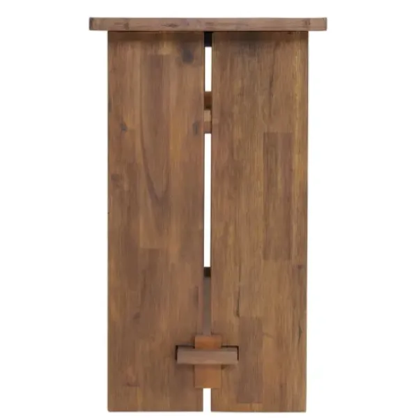 Console Tables-Kirkland's Home Natural Acacia Wood Farmhouse Console