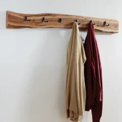 Hooks-Kirkland's Home Natural Acacia Wood Live Edge Wall Hooks