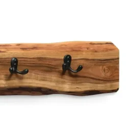 Hooks-Kirkland's Home Natural Acacia Wood Live Edge Wall Hooks