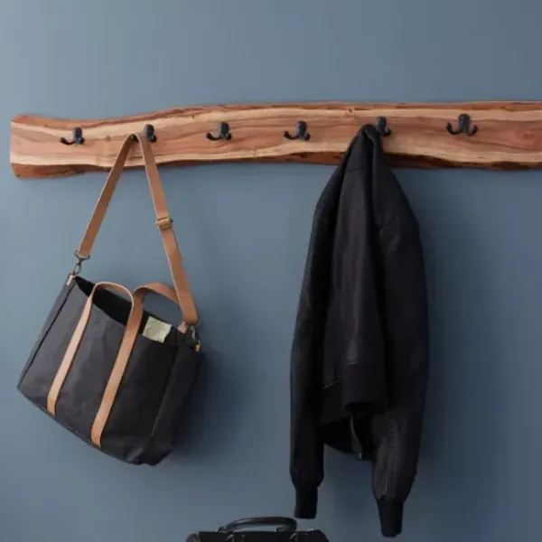 Hooks-Kirkland's Home Natural Acacia Wood Live Edge Wall Hooks