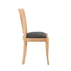 Dining Chairs-Kirkland's Home Natural And Gray Linen Dining Chairs, Set Of 2 Tan