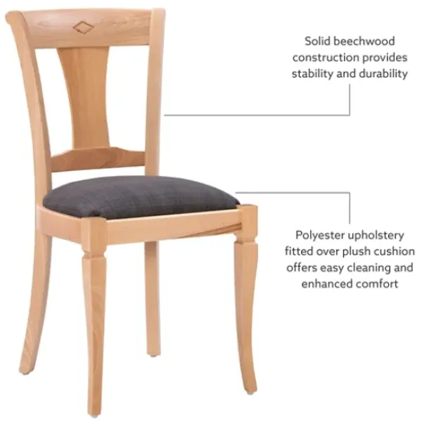 Dining Chairs-Kirkland's Home Natural And Gray Linen Dining Chairs, Set Of 2 Tan