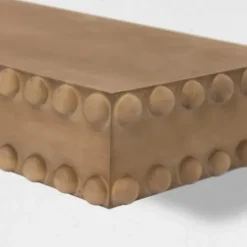 Shelves-Kirkland's Home Natural Beaded Wood Large Floating Shelf