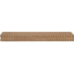 Shelves-Kirkland's Home Natural Beaded Wood Large Floating Shelf