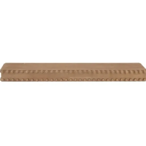 Shelves-Kirkland's Home Natural Beaded Wood Large Floating Shelf