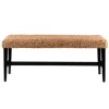 Benches & Ottomans-Kirkland's Home Natural Blanchard Water Hyacinth Bench Tan