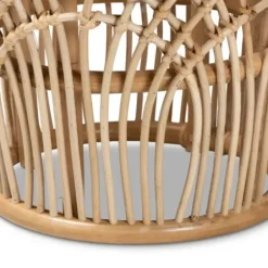 Accent & End Tables-Kirkland's Home Natural Boho Rattan Weave Accent Table