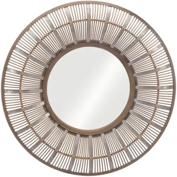 Framed Mirrors-Kirkland's Home Natural Bone Safari Framed Mirror
