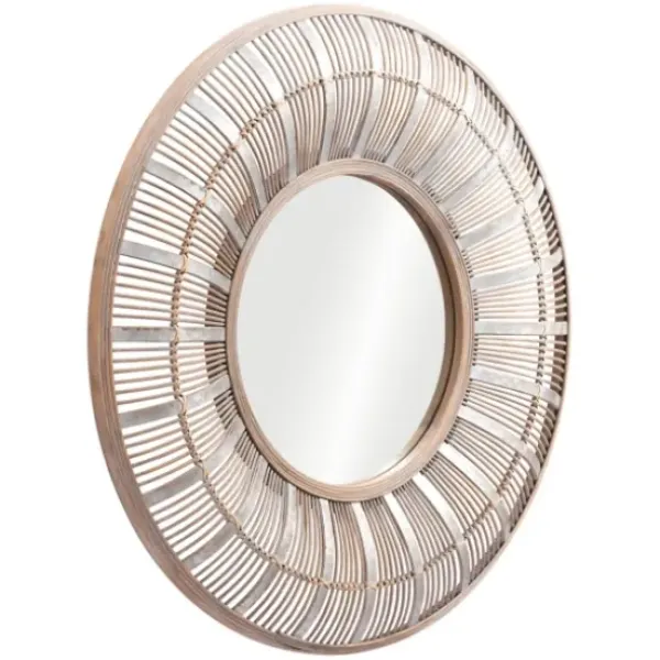 Framed Mirrors-Kirkland's Home Natural Bone Safari Framed Mirror