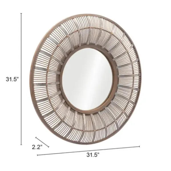 Framed Mirrors-Kirkland's Home Natural Bone Safari Framed Mirror