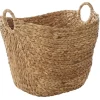 Baskets & Boxes-Kirkland's Home Natural Braided Seagrass Basket Tan