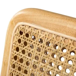 Office Furniture-Kirkland's Home Natural Cane Back Linen Office Chair