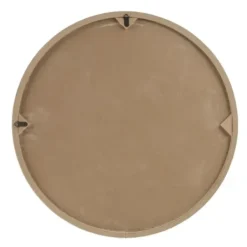 Wall Plaques-Kirkland's Home Natural Carved Wood Medallion Round Wall Plaque Tan