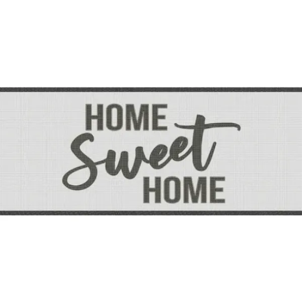 Doormats-Kirkland's Home Natural Coir Home Sweet Home Doormat Tan/Black