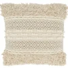 Pillows-Kirkland's Home Natural Corded Moroccan Cotton Pillow