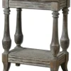 Accent & End Tables-Kirkland's Home Natural Distressed Birch Wood Accent Table