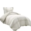 Duvets-Kirkland's Home Natural Farmhouse Stripe 2-Pc. Twin Xl Duvet Set Tan