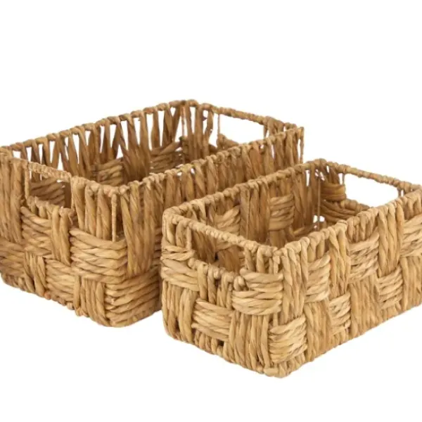 Baskets & Boxes-Kirkland's Home Natural Fibers 2-Pc. Jute Basket Set Brown