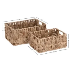 Baskets & Boxes-Kirkland's Home Natural Fibers 2-Pc. Jute Basket Set Brown