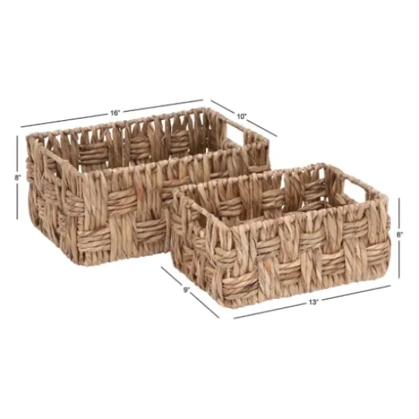 Baskets & Boxes-Kirkland's Home Natural Fibers 2-Pc. Jute Basket Set Brown