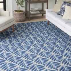 Outdoor Rugs-Kirkland's Home Natural Flamingo Indoor/Outdoor Area Rug, 5X7 Tan/White