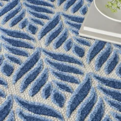 Outdoor Rugs-Kirkland's Home Natural Flamingo Indoor/Outdoor Area Rug, 5X7 Tan/White