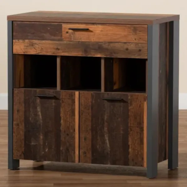 Cabinets & Sideboards-Kirkland's Home Natural Grain Wood Cabinet