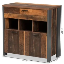 Cabinets & Sideboards-Kirkland's Home Natural Grain Wood Cabinet