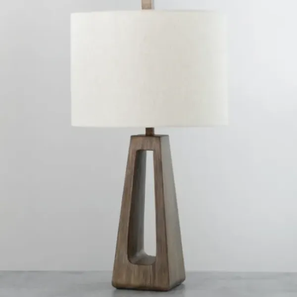 Table Lamps-Kirkland's Home Natural Kaleigh Table Lamp White