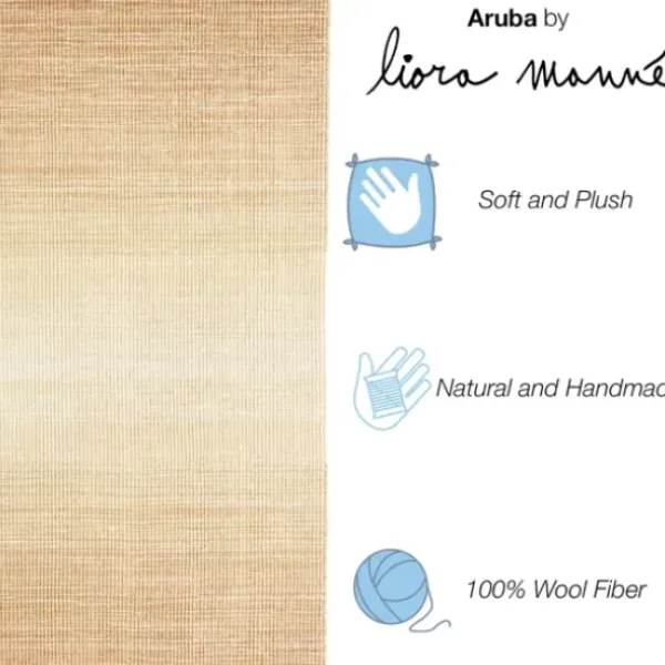 Outdoor Rugs-Kirkland's Home Natural Linear Macy Indoor/Outdoor Area Rug, 6X9 Brown