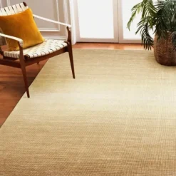 Outdoor Rugs-Kirkland's Home Natural Linear Macy Indoor/Outdoor Area Rug, 6X9 Brown