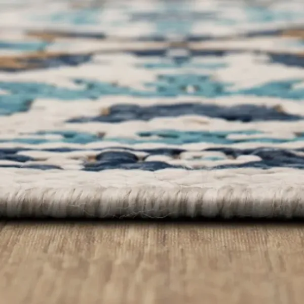 Outdoor Rugs-Kirkland's Home Natural Linear Macy Indoor/Outdoor Area Rug, 7X9 Brown