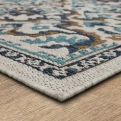 Outdoor Rugs-Kirkland's Home Natural Linear Macy Indoor/Outdoor Area Rug, 7X9 Brown