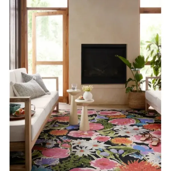 Outdoor Rugs-Kirkland's Home Natural Linear Macy Indoor/Outdoor Area Rug, 4X7 Brown