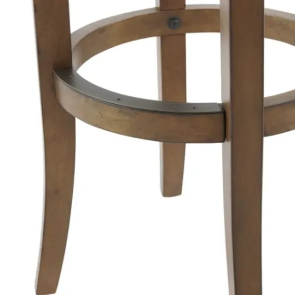 Bar Stools & Counter Height Stools-Kirkland's Home Natural Linen And Wood Bar Stools, Set Of 2 Tan