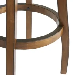 Bar Stools & Counter Height Stools-Kirkland's Home Natural Linen 2-Pc. Barrel Base Bar Stool Set Tan