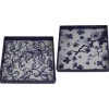 Decorative Trays-Kirkland's Home Natural Mango Wood Decorative Trays, Set Of 2 Tan