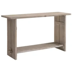 Console Tables-Kirkland's Home Natural Mango Wood Farmhouse Console