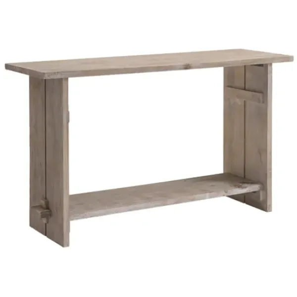 Console Tables-Kirkland's Home Natural Mango Wood Farmhouse Console