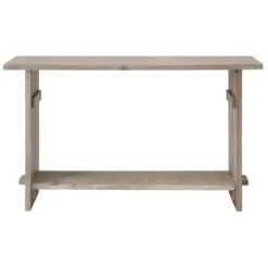 Console Tables-Kirkland's Home Natural Mango Wood Farmhouse Console