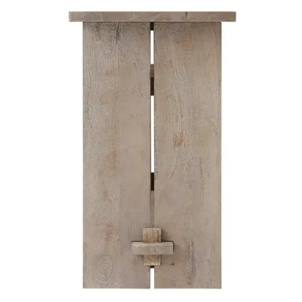 Console Tables-Kirkland's Home Natural Mango Wood Farmhouse Console