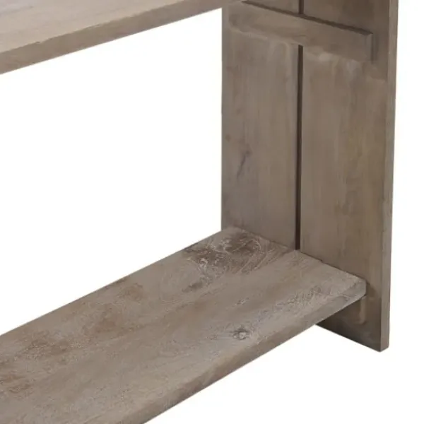 Console Tables-Kirkland's Home Natural Mango Wood Farmhouse Console