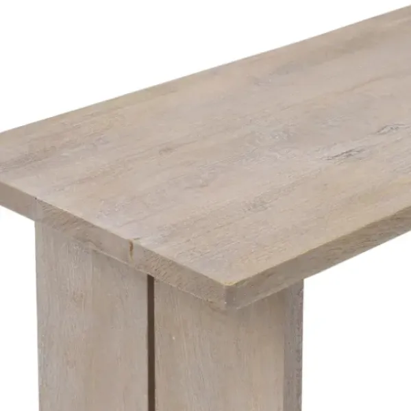 Console Tables-Kirkland's Home Natural Mango Wood Farmhouse Console