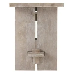Entryway Furniture-Kirkland's Home Natural Mango Wood 2-Pc. Wall Hook And Bench Set