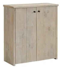 Entryway Furniture-Kirkland's Home Natural Mango Wood Shoe Cubbie