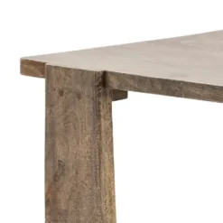 Accent & End Tables-Kirkland's Home Natural Mango Wood T-Base Accent Table