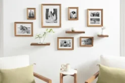 Gallery Wall Frames-Kirkland's Home Natural 10-Pc. Gallery Wall Frame And Shelf Set