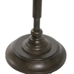 Accent & End Tables-Kirkland's Home Natural Pine And Gray Metal Accent Table, 21 In. Brown/Gray