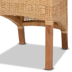 Dining Chairs-Kirkland's Home Natural Rat Woven Back Dining Chairs, Set Of 2 Tan